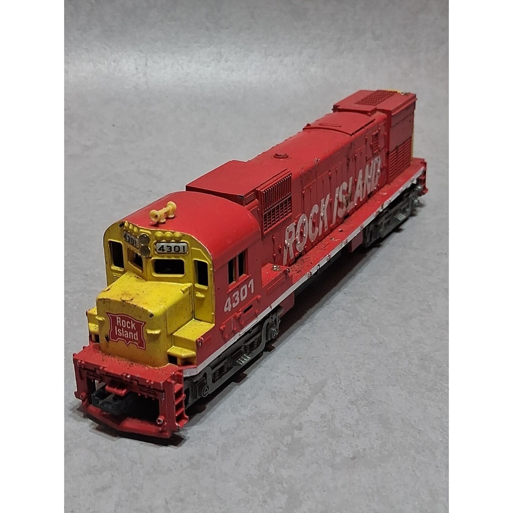 VTG TYCO Rock Island Diesel Engine Locomotive HO Electric Model Train Untested